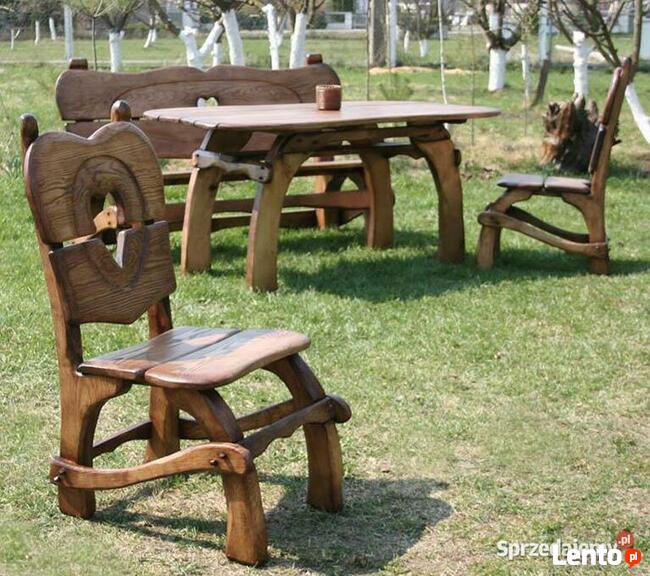 drewniane meble ARTstyle, do ogrodu, kawiarni, biesiadne,