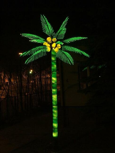 PALMA LED ZEWNĘTRZNA CAŁOROCZNA 4m 4052 ledów