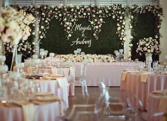 Ścianka bukszpanowa wypożyczalnia dekoracji Szczecin