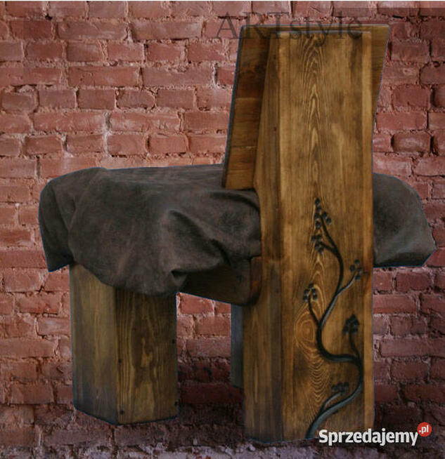 Krzesła tapicerowane ARTstyle, masywne i wygodne