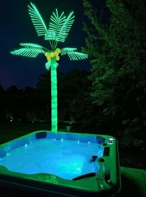 PALMA LED ZEWNĘTRZNA CAŁOROCZNA 4m 4052 ledów