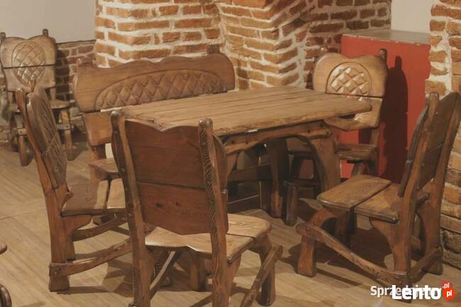 drewniane meble ARTstyle, do ogrodu, kawiarni, biesiadne,