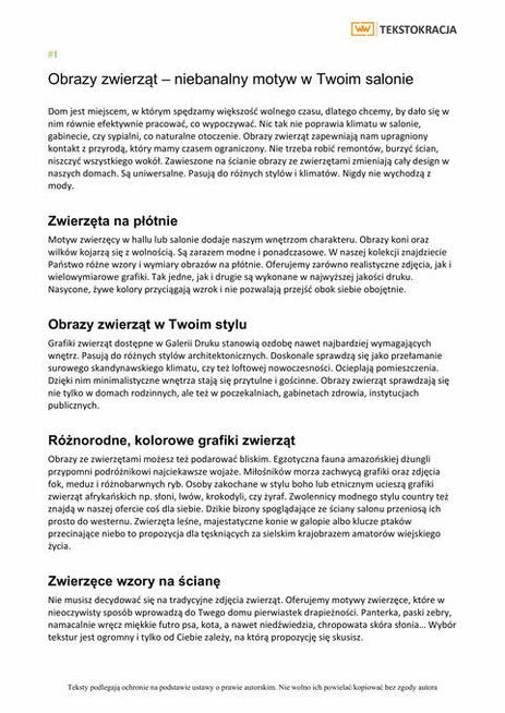 Artykuły na Twojego bloga