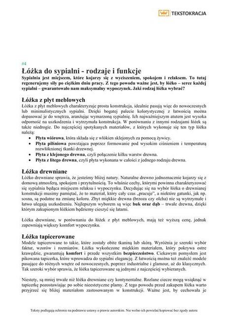 Artykuły na Twojego bloga