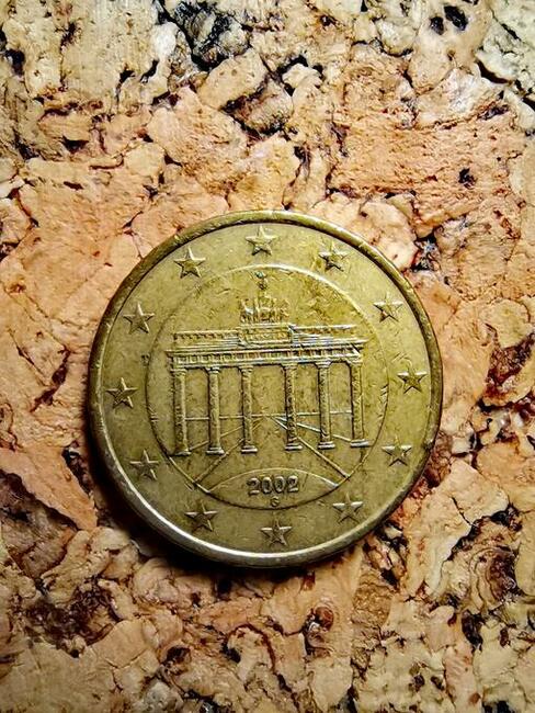 Niemcy - RFN, 50 Euro Cent, 2002, Hambourg