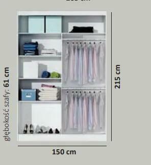 Szafa Brandon 150 darmowa dostawa