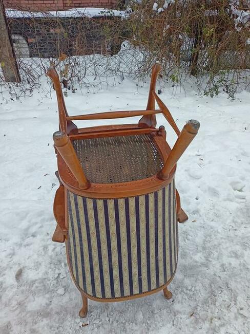 Fotele Drewniany ażurowe retro_Stylowe Meble