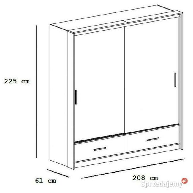 Szafa Marsylia 208 mat