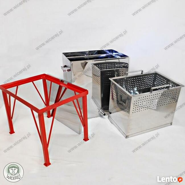 Topiarka Parowa całoramkowa 6/8 ramek Dadant Nierdzewna