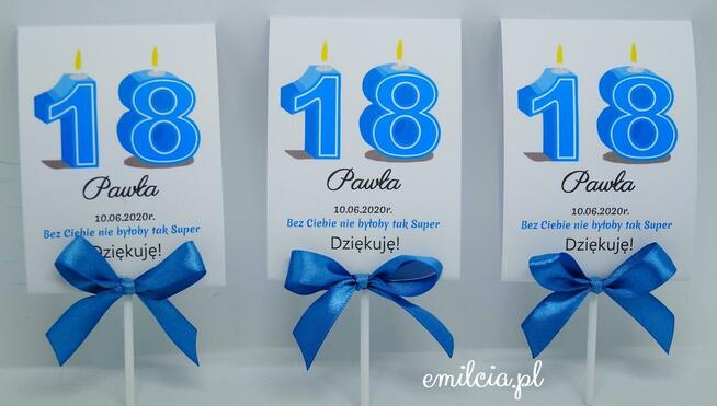 Lizaki jako podziękowanie dla gości z okazji urodzin