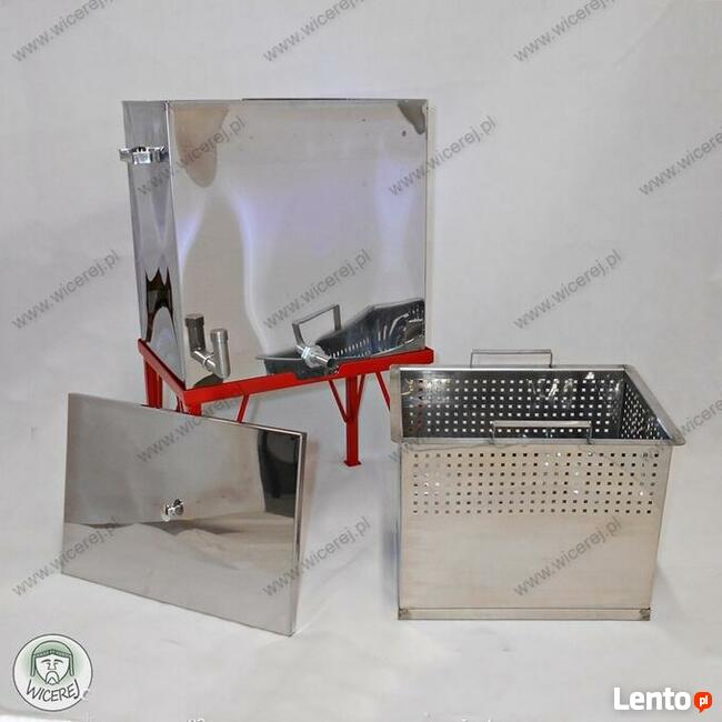 Topiarka Parowa całoramkowa 6/8 ramek Dadant Nierdzewna