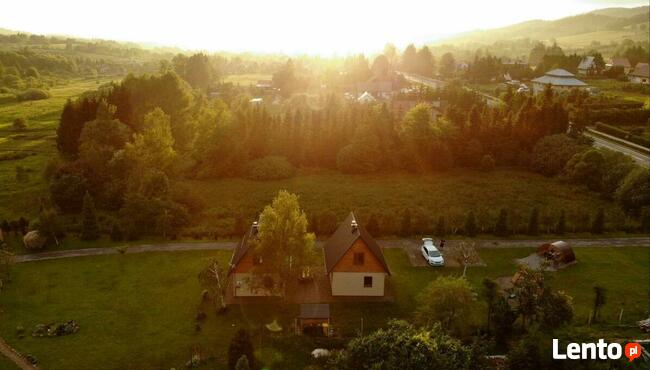 Domki Brzozówka w Bieszczadach, całoroczne , kominek + sauna