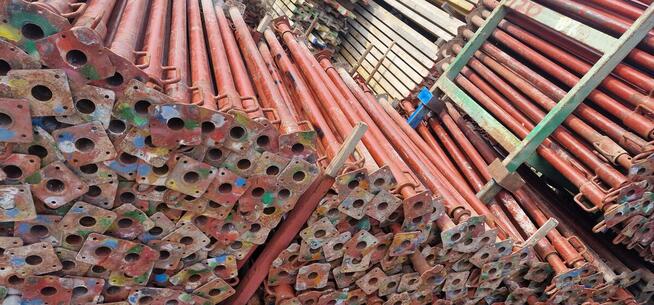 Słupek BHP budowlany