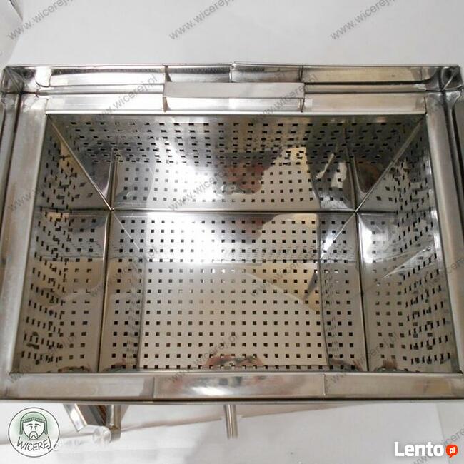 Topiarka Parowa całoramkowa 6/8 ramek Dadant Nierdzewna