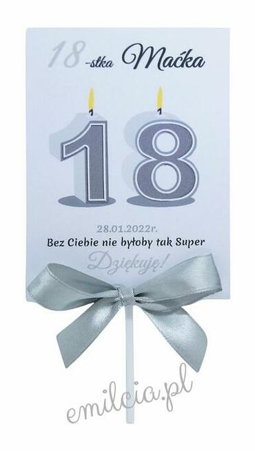 Lizaki jako podziękowanie dla gości z okazji urodzin