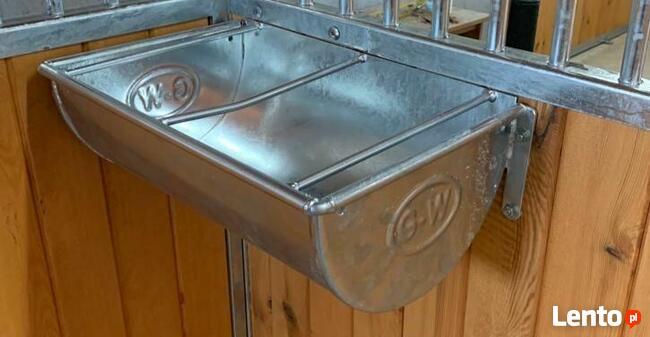 Karmidło żłób dla koni poidło żłób metalowy