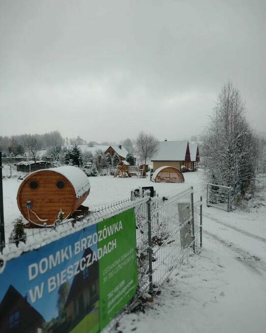 Domki Brzozówka w Bieszczadach, całoroczne , kominek + sauna