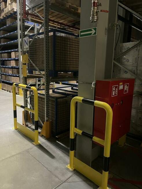 Bariery ochronne osłony stalowe odbojniki przemysłowe