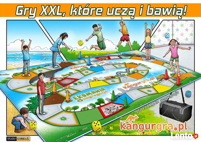 SUPER GRY XXL dla DZIECI - mega wielki format KangurGra.pl