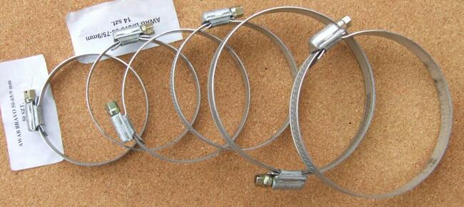 OPASKA ZACISKOWA ŚLIMAKOWA AWAB BRAVO ABA 50-65/9 OBEJMA CYB