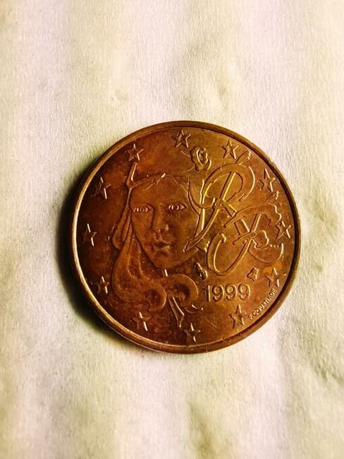 Francja, 5 Euro Cent, 1999, Paris