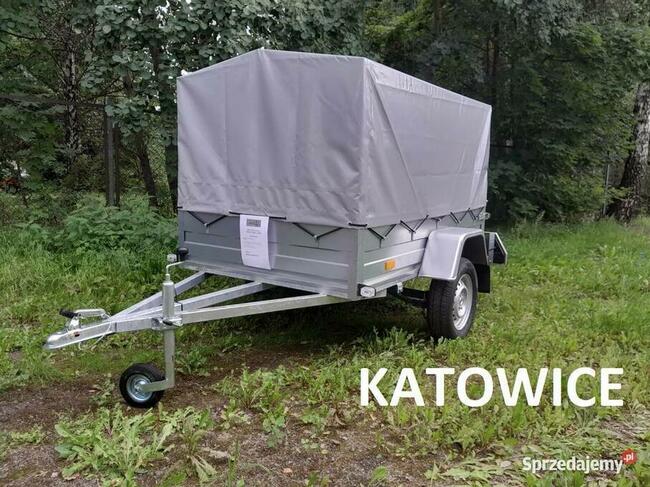 Przyczepa RYDWAN 250x130x130, Katowice od ręki szara