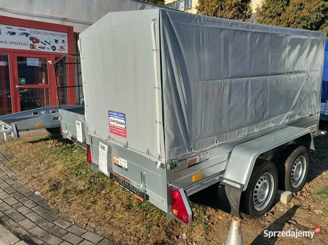 Przyczepa RYDWAN 250x130x130, Katowice od ręki szara