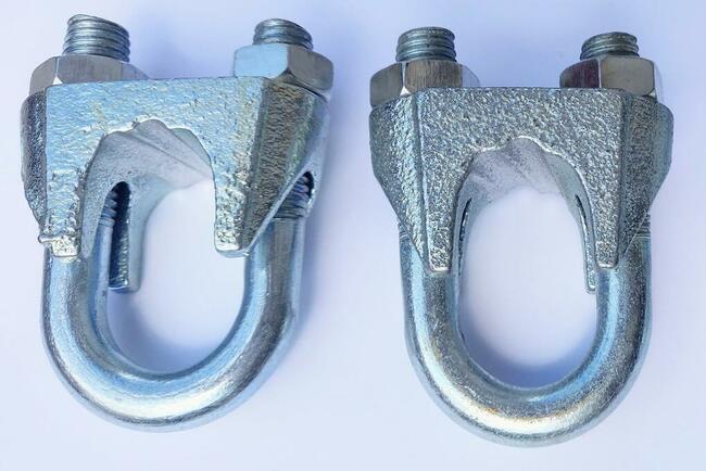 ZACISK DO LINY STALOWY KABŁĄKOWY FI 22 KRAJOWY OCYNKOWANY PL