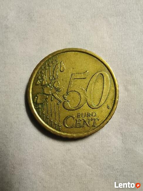 Włochy, 50 Euro Cent, 2002, Rome, Mosią