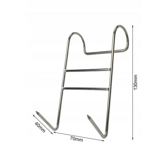 Hak Do Wędzenia BOCZKU SŁONINY Wędzarniczy 2 ostrza