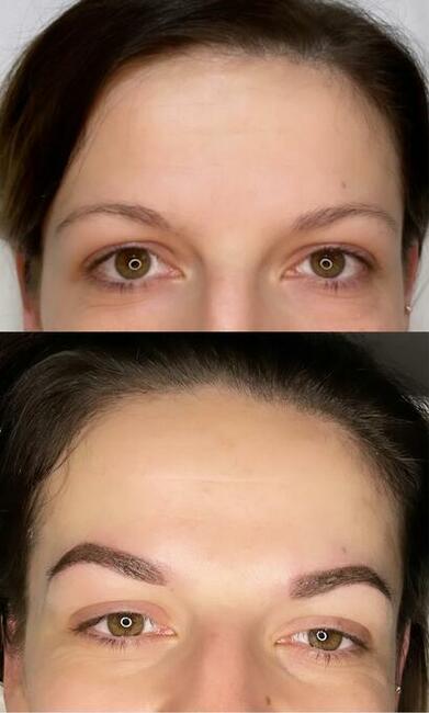 Powiększanie ust. Makijaż permanentny brwi i ust. Promocja