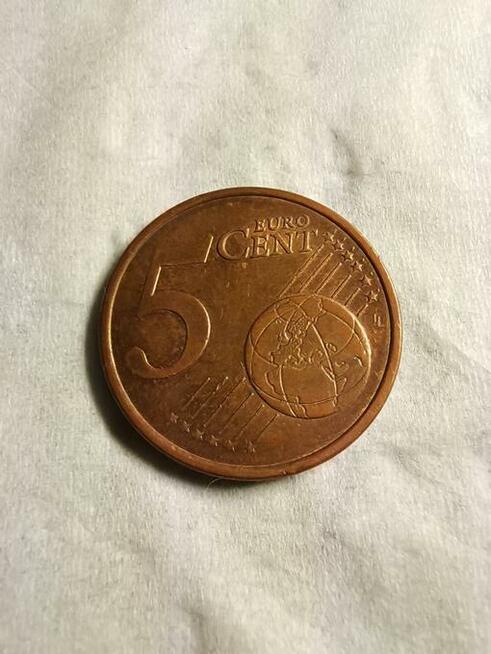 Niemcy - RFN, 5 Euro Cent, 2002, Stuttgart