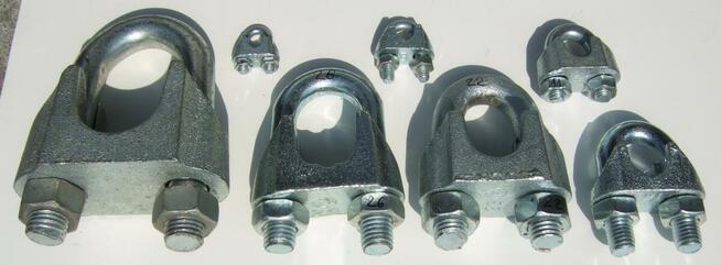 ZACISK DO LINY STALOWY KABŁĄKOWY FI 22 KRAJOWY OCYNKOWANY PL