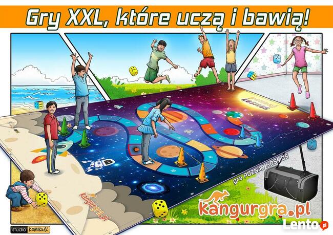 SUPER GRY XXL dla DZIECI - mega wielki format KangurGra.pl