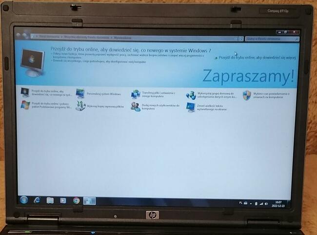 Laptop dwurdzeniuwy HP Compaq 6910p 2GB C2D T7100 HDD 160GB