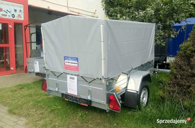 Przyczepa RYDWAN 250x130x130, Katowice od ręki szara