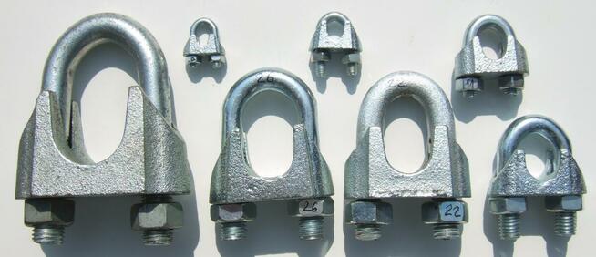 ZACISK DO LINY STALOWY KABŁĄKOWY FI 22 KRAJOWY OCYNKOWANY PL