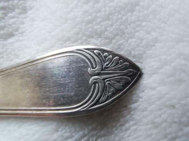 Komplet 6 srebrnych małych łyżeczek