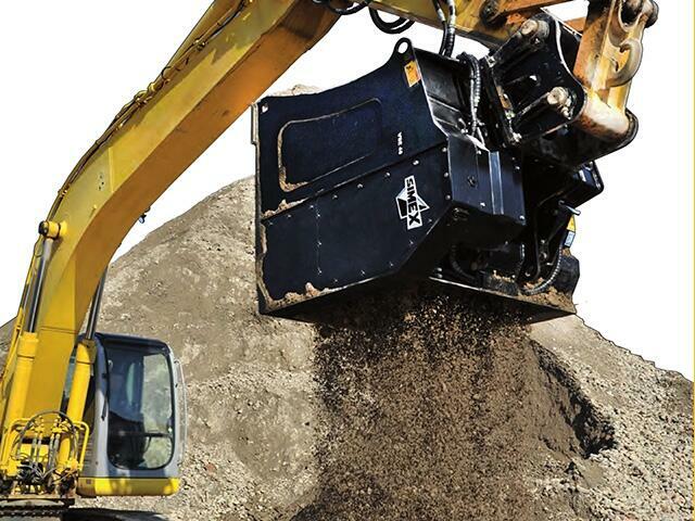 Łyżka przesiewająca VSE20 12-18 ton regulacja frakcji