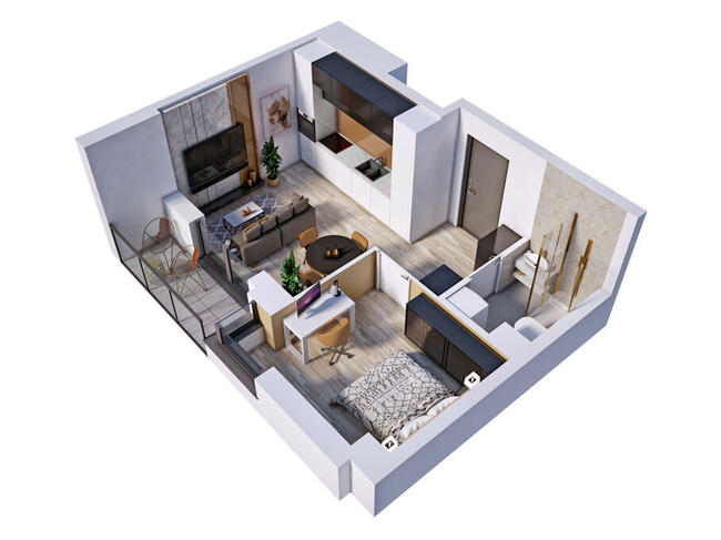 Wizualizacje 3D, wizualizacje wnętrz, wizualizacje osiedli