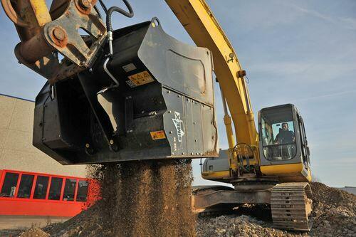 Łyżka przesiewająca VSE20 12-18 ton regulacja frakcji