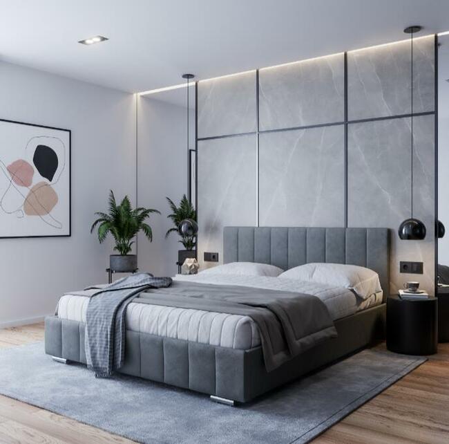 Łóżko tapicerowane ALIS