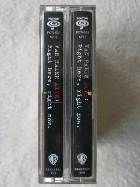 Podwójna kaseta magn. VAN HALEN LIVE: Right here, right now