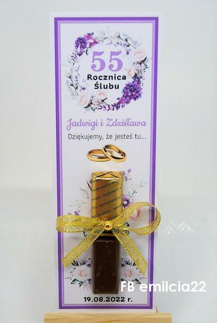 Merci podziękowania dla gości z okazji rocznicy ślubu