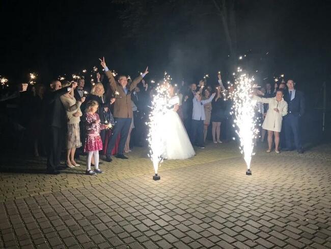 Iskry sceniczne, na pierwszy taniec/tort zdjęcie ślub, wesele