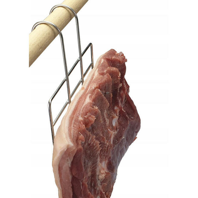 Hak Do Wędzenia BOCZKU SŁONINY 4 Ostrza