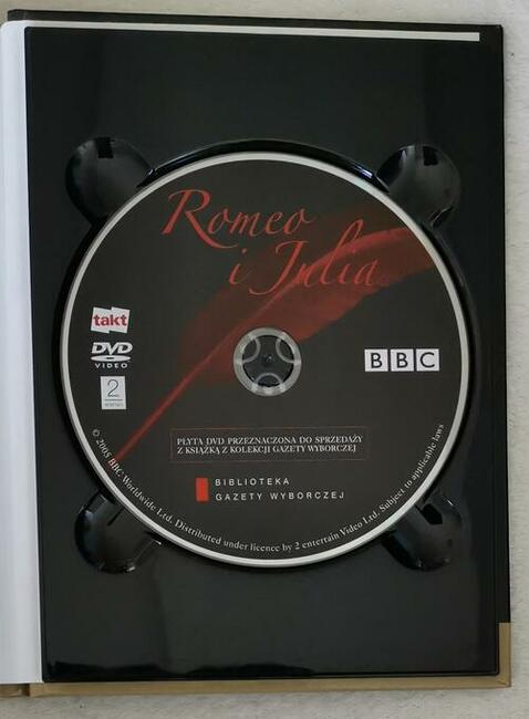 Romeo i Julia Książka plus DVD