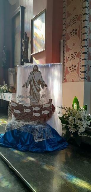 Rybka z imieniem dziecka dekoracja Pierwsza Komunia