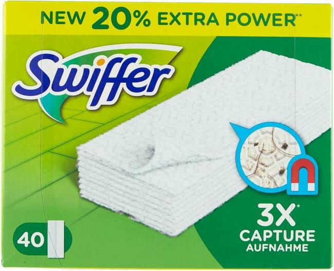 SWIFFER SWEEPER ŚCIERECZKI DO KURZU ŚIERŚCI 40SZT