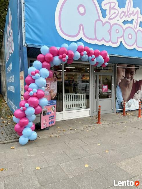 Kolumny balonowe, girlandy organiczne Gdynia, Gdańsk, Sopot